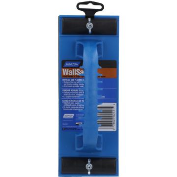 Norton 3-1/4" x 8-3/4" x 3" Hand Sander for Drywall or Plaster Sanding Sheets/Screens