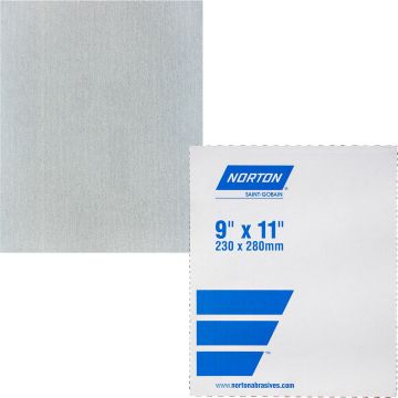 Norton 9" x 11" P400B ProSand Open Coat Paper Sheets 100pk
