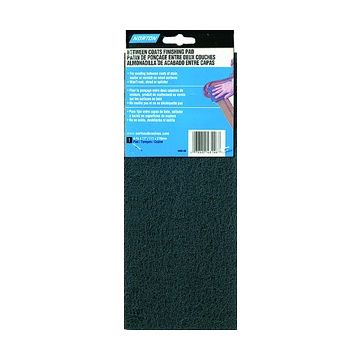 Norton 4-3/8" x 11" Grey Non-Woven Hand Pad