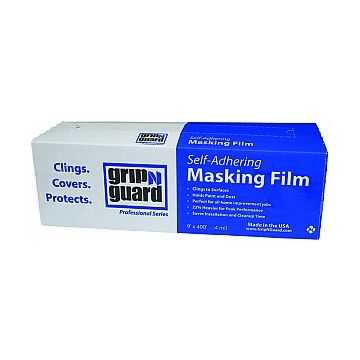 Petoskey 9' x 400' .4mil Grip N Guard Lite Self Adhering Masking Film