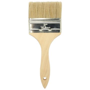 Arroworthy 3" White China Bristle Chip Brush