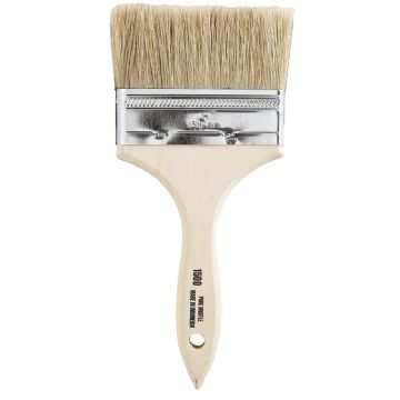 Arroworthy 4" White China Bristle Chip Brush