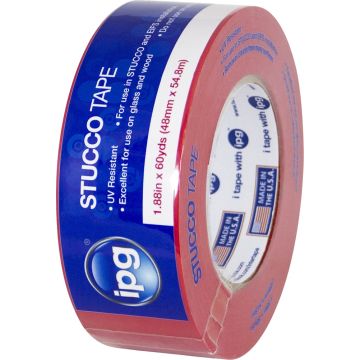 IPG 2" x 60yd Red Polyethylene Stucco Masking Tape