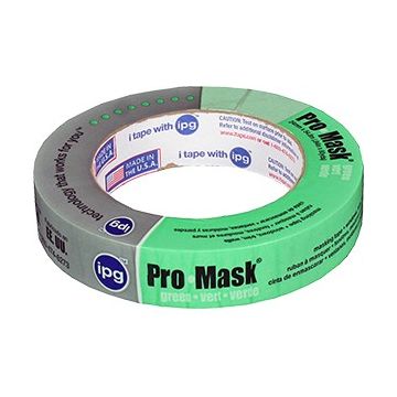 IPG 1" x 60yd Pro Mask Green Masking Tape