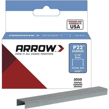Arrow Fastener P22 Staples (5,050pk)