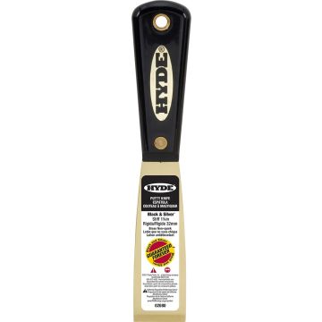 Hyde 1-1/4" Brass Stiff Chisel Putty Knife Non-Spark