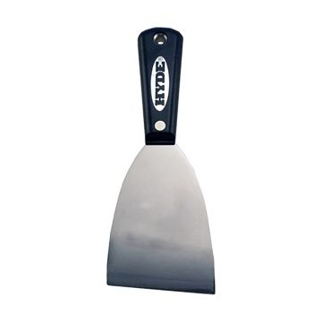 Hyde 3" Black & Silver Stiff Chisel Scraper