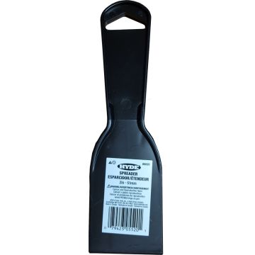 Hyde 2" Black Plastic Disposable Putty Knife