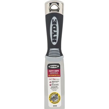 Hyde 1-1/2" Pro Stainless Flex Putty Knife Hammer Head