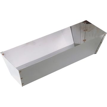 Hyde 12" Stainless Mud Pan w/ Spot Weld Seams