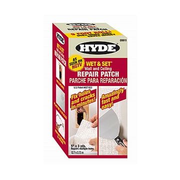 Hyde 5" x 9' Wet & Set Drywall Repair Roll 3Yd