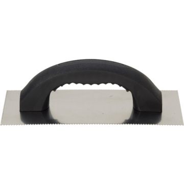 Hyde 4-1/4" x 9-1/4" Sq Notch Trowel Steel Blade