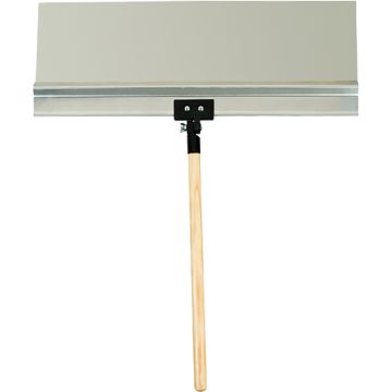 Hyde 24" x 9" Aluminum Rigid Spray Shield w/ Pivot Neck & 18" Handle