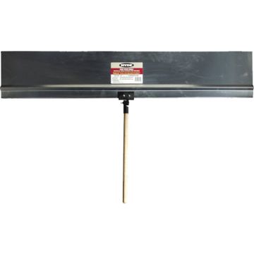 Hyde 48" x 9" Aluminum Rigid Spray Shield w/ Pivot Neck & 18" Handle