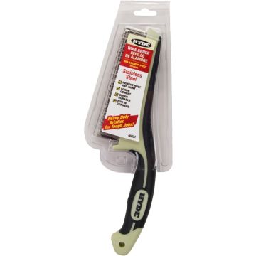 Hyde 11-3/4" Maxxgrip Stainless Steel Wire Brush