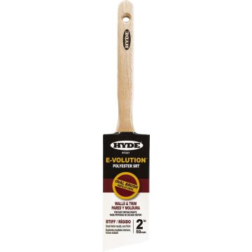 Hyde 2" E-Volution SRT Polyester Stiff Blend Oval Paint Brush