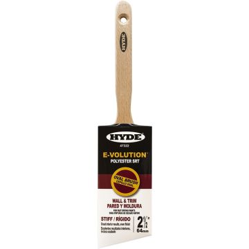 Hyde 2-1/2" E-Volution SRT Polyester Stiff Blend Oval Paint Brush
