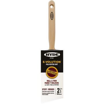 Hyde 2-1/2" E-Volution Brush Polyester Stiff Blend SRT Paint Brush