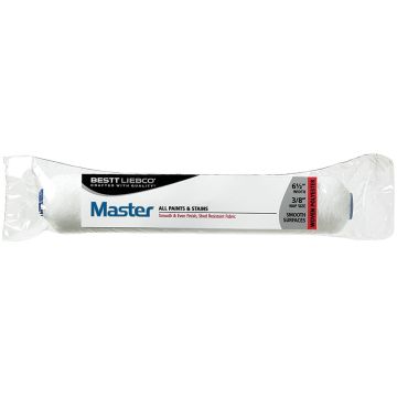 Bestt Liebco 6-1/2" x 3/8" Nap White Woven Mini Roller Cover