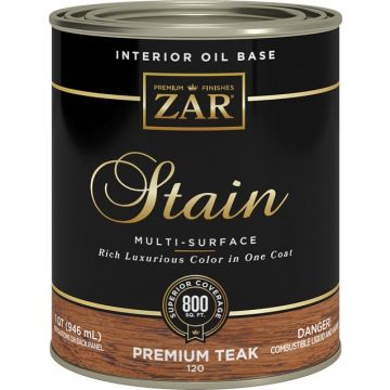 Zar Qt Premium Teak 120 Wood Stain