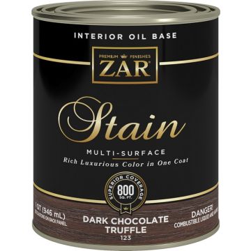 Zar Qt Dark Chocolate Truffle 123 Wood Stain