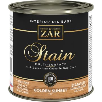 Zar .5Pt Golden Sunset 127 Wood Stain