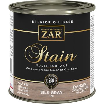 Zar .5Pt Silk Gray 170 Wood Stain