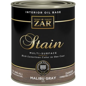 Zar 1Qt Malibu Gray 171 Wood Stain