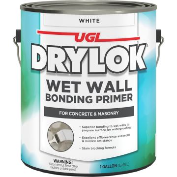 Drylok 1gal White Water-Based Wet Wall Bonding Primer