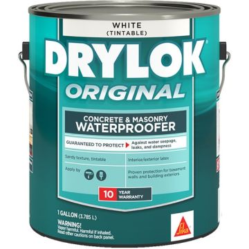 Drylok 1gal White Original Latex Concrete & Masonry Waterproofer