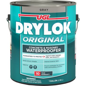 Drylok 1gal Gray Original Latex Concrete & Masonry Waterproofer