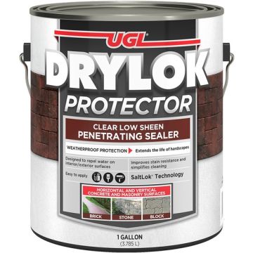 Drylok 1gal Clear Low Sheen Protector Penetrating Sealer w/ SaltLok Technology