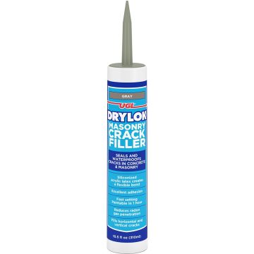 Drylok 10.5oz Cartridge Gray Masonry Crack Filler