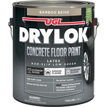 Drylok 1gal Bamboo Beige Water-Based Concrete Floor Paint