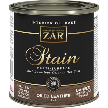 ZAR .5Pt Oiled Leather Wood Stain