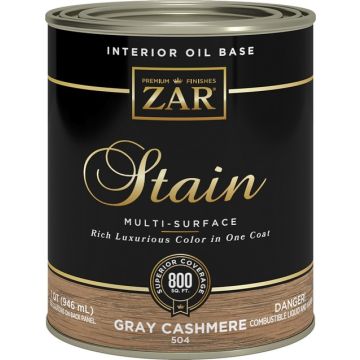 ZAR 1Qt Gray Cashmere Wood Stain