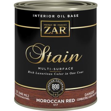 ZAR 1Qt Moroccan Red Wood Stain