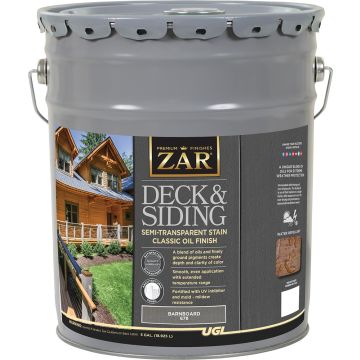 ZAR 5gal Barnboard Deck and Siding Semi-Transparent Stain Classic Oil Finish