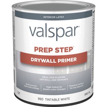 Valspar qt Tintable White Prep Step Drywall Primer