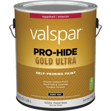 Valspar 1gal Eggshell Finish Pastel Base Pro-Hide Gold Ultra Interior Paint
