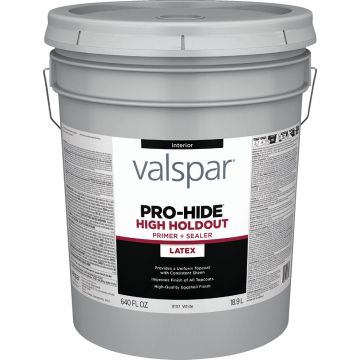 Valspar 5gal White Pro-Hide Interior High Holdout Latex Primer