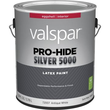 Valspar 1gal Eggshell Finish Antique White Pro-Hide Silver 5000 Interior Paint