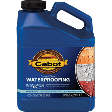 Cabot 1gal Crystal-Clear Waterproofing Sealer