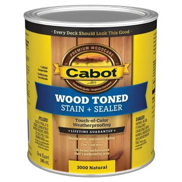 Cabot 1Qt Natural Wood-Toned Deck & Siding Stain
