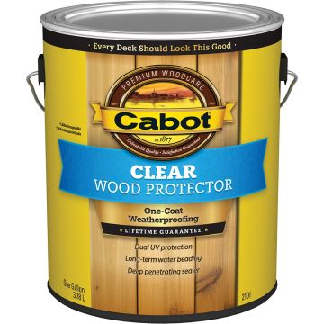 Cabot 1gal Clear Wood Protector