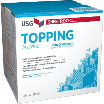 USG 3.5gal Box Topping Ready Mix Joint Compound Blue Lid