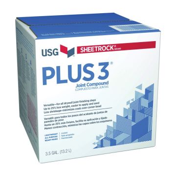 USG 3.5gal Box Plus-3 Lightweight Joint Compound Blue Lid
