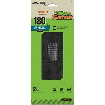 Gator 100 Grit 4-1/4" x 11-1/4" Drywall Sanding Screen (2pk)