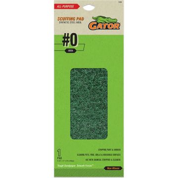 Gator Scuff Pad #0 4.5 in. X 11 in.