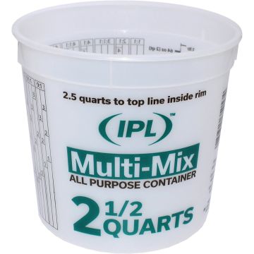 IPL / Leaktite 2-1/2qt Multi Mix Container